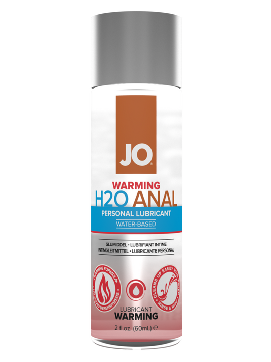 JO H2O Anal - Warming - Lubricant 2 floz / 60 mL