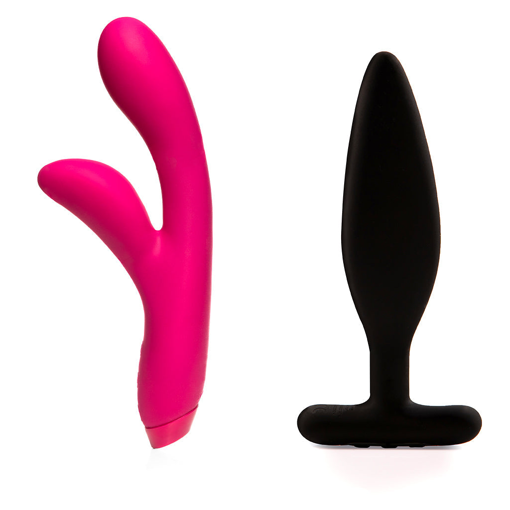 Hera Fuchsia + Egon Vibrating Butt Plug