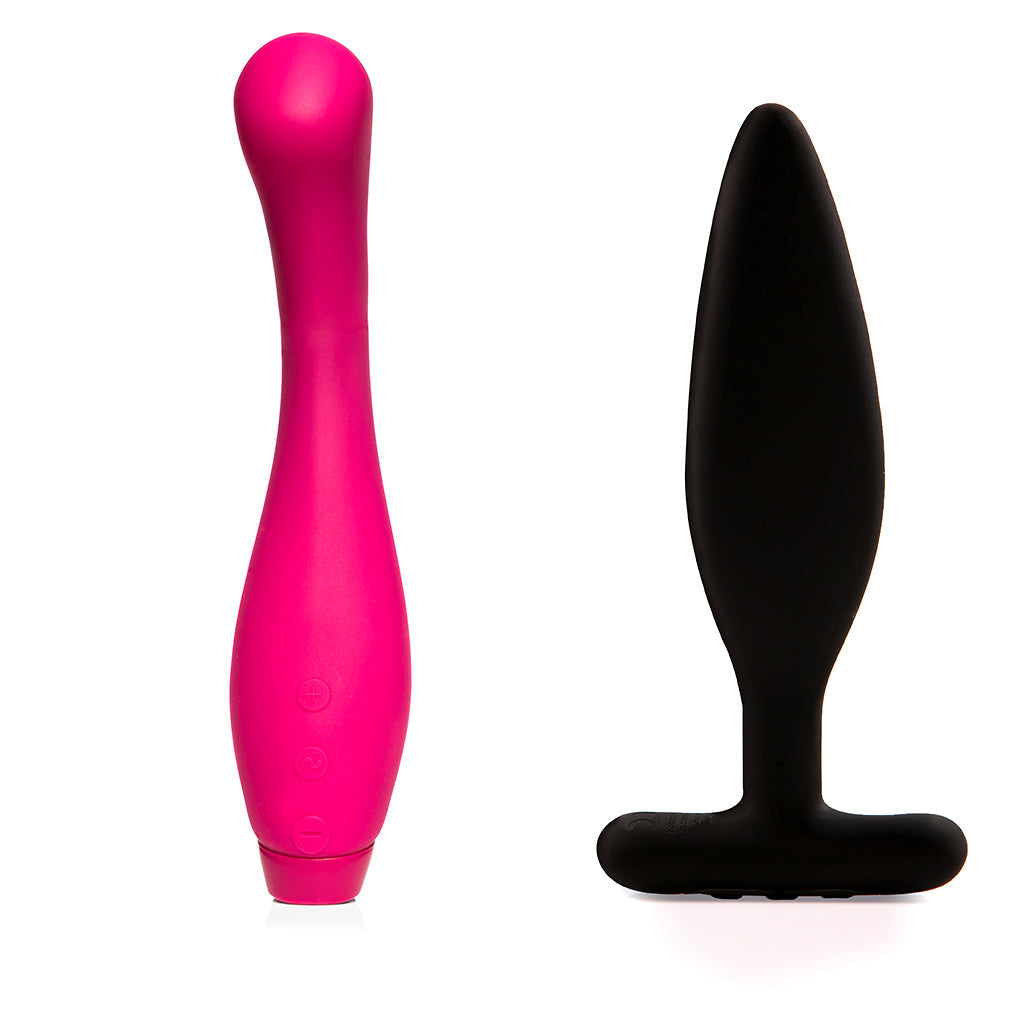 Juno Fuchsia + Egon Vibrating Butt Plug