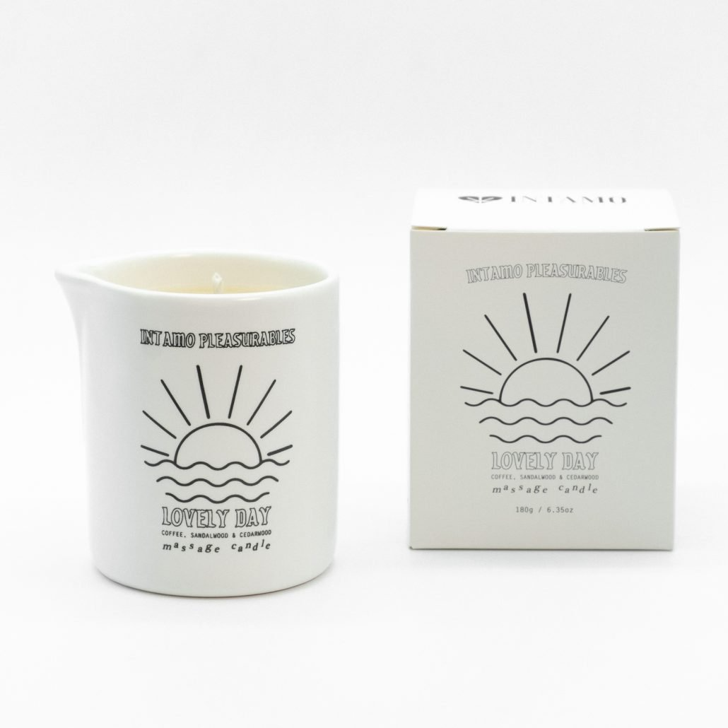 Lovely Day Massage Candle - Coffee Sandalwood Cedar